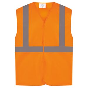 Hi-vis railway waistcoat class 2 (HVW118PE) Thumbnail