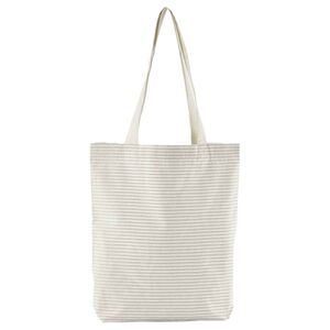 Striped organic cotton tote Thumbnail