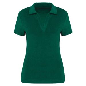 Native Spirit Ladies Terry Towel Polo Shirt Thumbnail