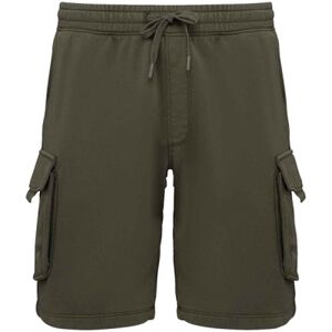 Native Spirit French Terry Washed Effect Cargo Shorts Thumbnail
