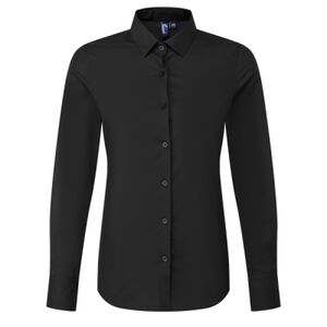 Women’s long sleeve ‘Recyclight’ poplin shirt Thumbnail