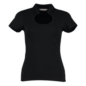Women's corporate top keyhole neck (regular fit) Thumbnail