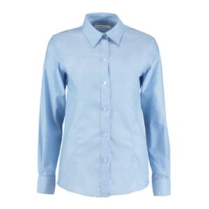Women's workplace Oxford blouse long-sleeved (tailored fit) Thumbnail