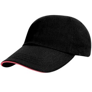 Junior low-profile heavy brushed cotton cap with sandwich peak Thumbnail