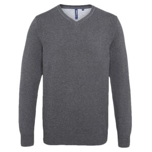 Men's cotton blend v-neck sweater Thumbnail