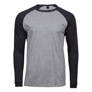 Tee Jays Long Sleeve Baseball T-Shirt Thumbnail