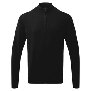 Men's cotton blend ¼ zip sweater Thumbnail