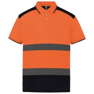 Hi-vis two-tone polo shirt (HVJ220) Thumbnail
