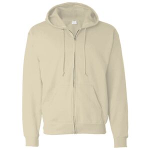 Softstyle™ midweight fleece adult full-zip hooded sweatshirt Thumbnail