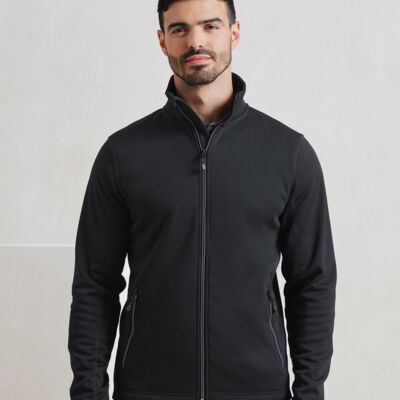 Men's spun dyed sustainable zip-through sweatshirt Thumbnail