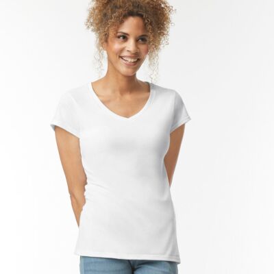 Softstyle™ women's v-neck t-shirt Thumbnail