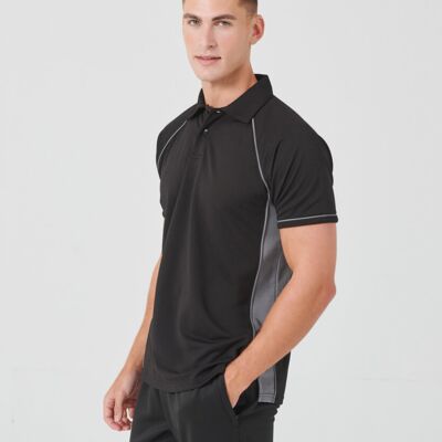 Piped performance polo Thumbnail
