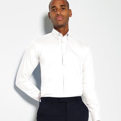 Slim fit non-iron Oxford twill shirt long-sleeved (slim fit) Thumbnail