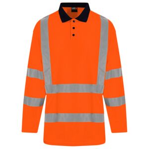 High visibility long sleeve polo Thumbnail