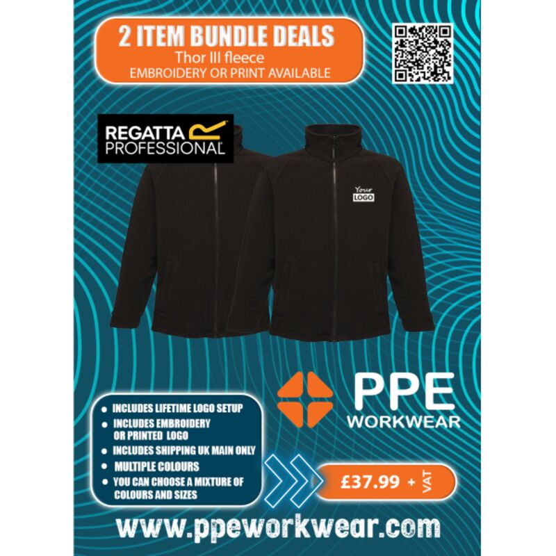 2x Regatta Professional Thor III Fleece Bundle Thumbnail