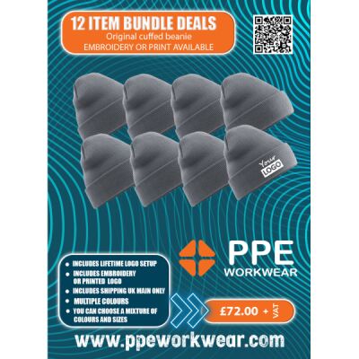 12x Original Cuffed Beanie Bundle Thumbnail