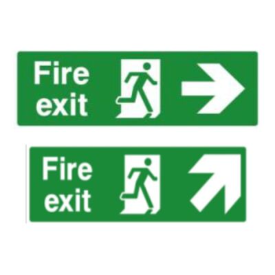 Fire Exit Direction Signs – Rigid Plastic Thumbnail
